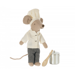 Maileg - Chef mouse w. soup...