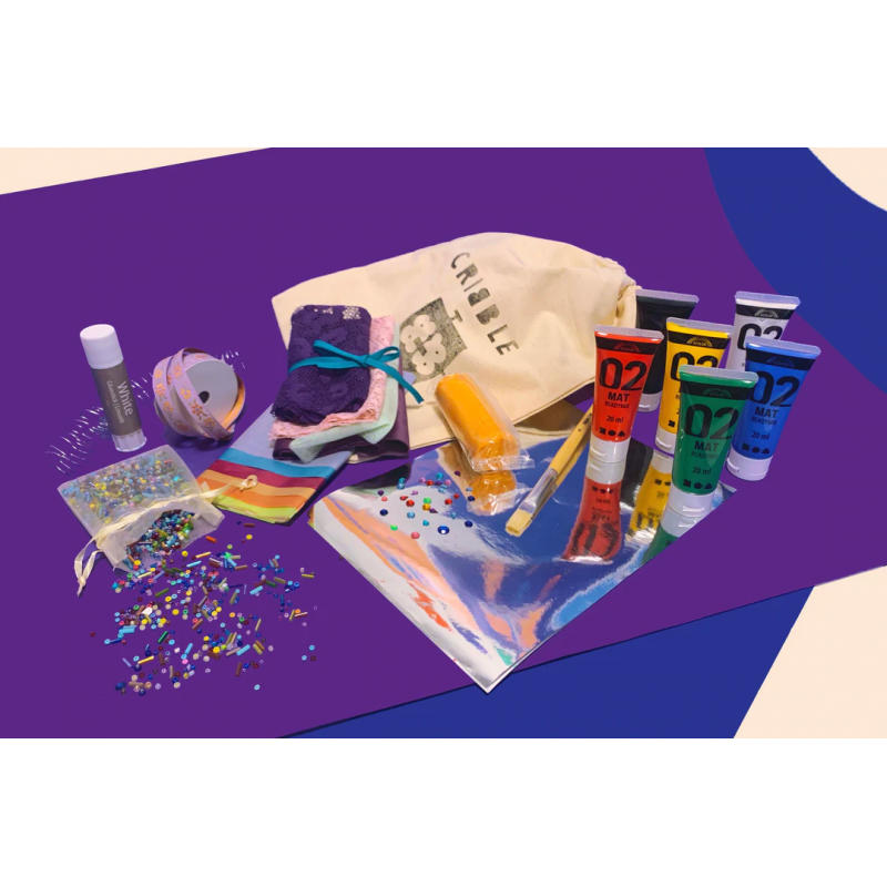 Cribble Craft bag byggsats leksak Kurragömma leksaksbutik