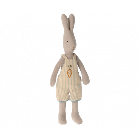 Maileg Rabbit size 1 overalls hängselbyxor Kurragömma leksaksbutik