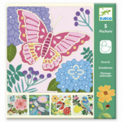 Djeco - Stencil, Garden wings