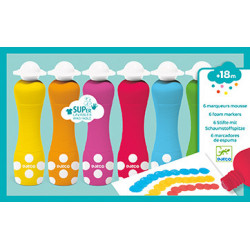 Djeco - 6 foarm markers