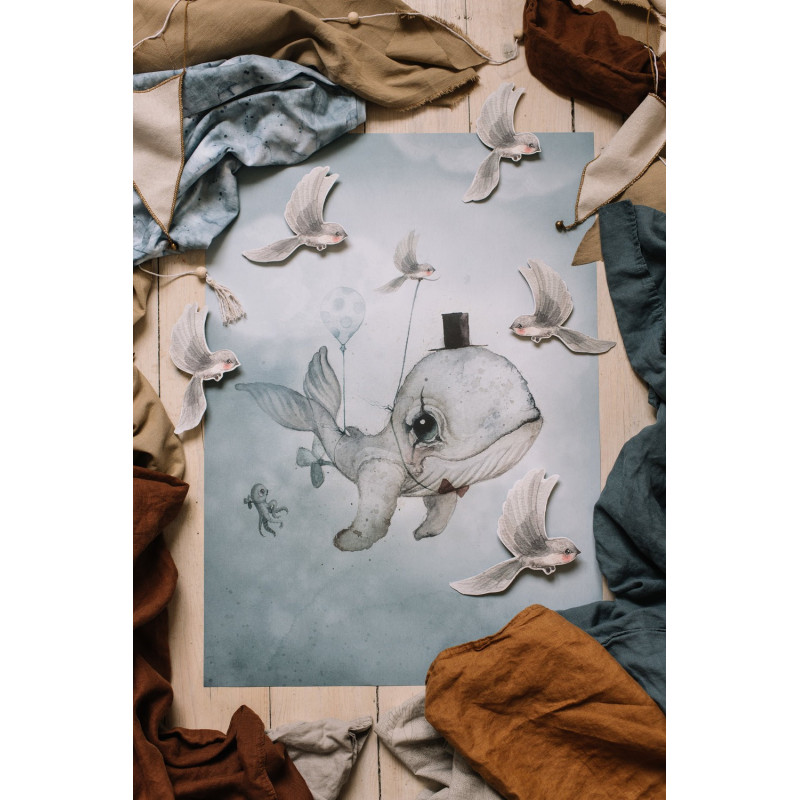 Dear whalie, 50x70