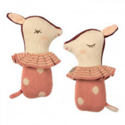 Maileg - Bambi rattle Rose