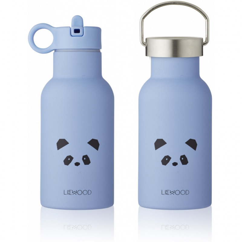 Liewood - Anker vattenflaska / Termos, Panda sky blue