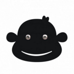 Roommate - Monkey Hook - Black