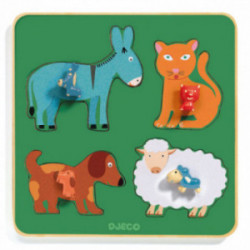 Djeco - Family Farm Puzzle,...