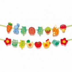 Djeco - Wooden beads -...