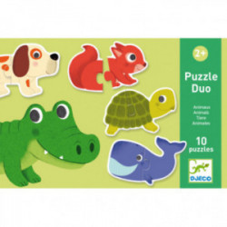 Djeco - Puzzle Duo Animals