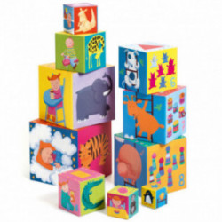 Djeco - 10 Funny Blocks