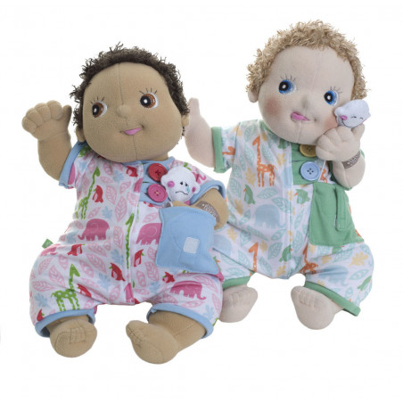 Rubens Baby - Pocket friends pink pyjamas