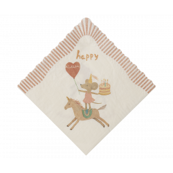 Maileg - Servetter, Happy...