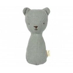 Maileg - Skallra, Teddy Blå