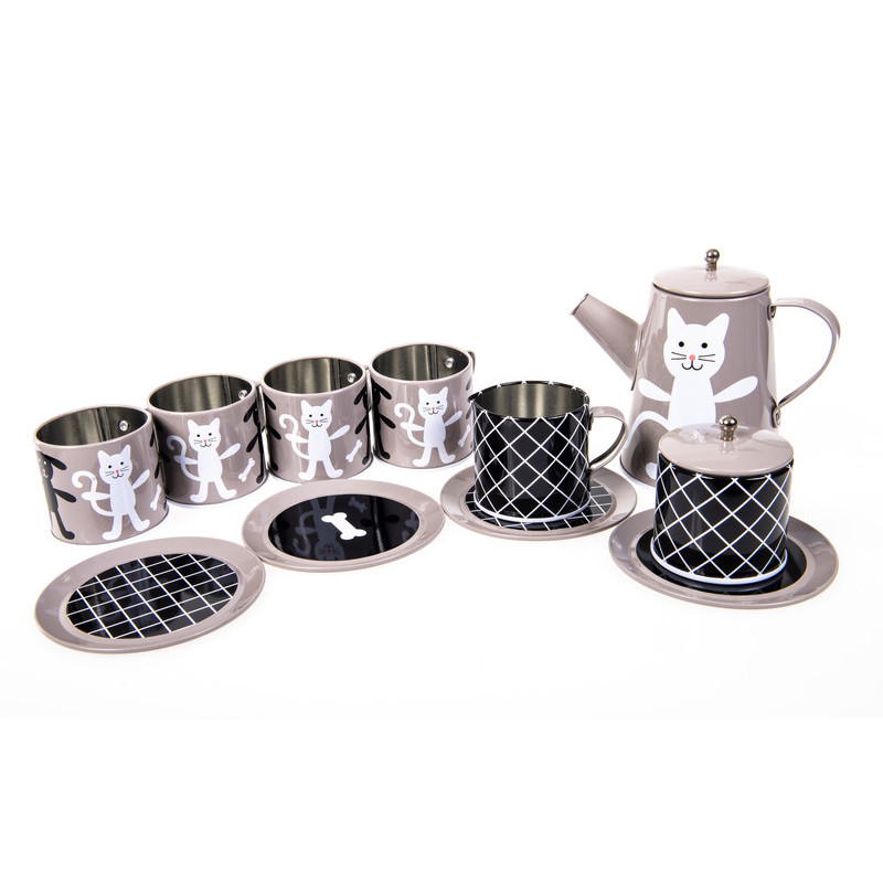 Pellianni - Tin Tea Set Grey