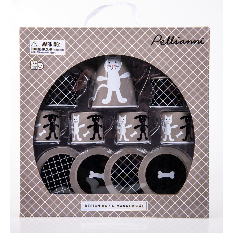 Pellianni - Tin Tea Set Grey