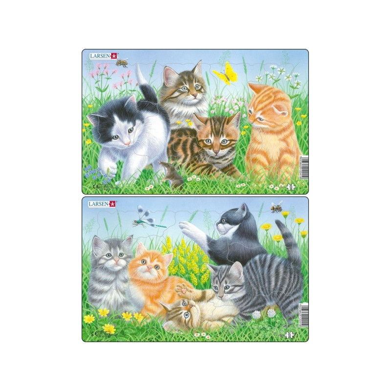 Larsen - Pussel Kattungar