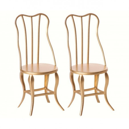 Maileg, vintage chairs micro 2-pack Maileg, vintage chairs micro 2-pack