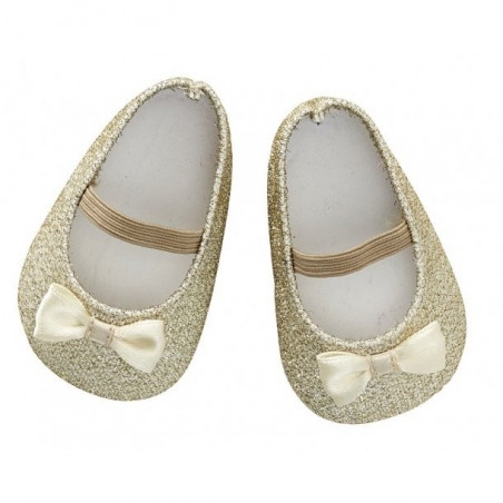 Doll Shoe Gold 45cm Doll Shoe Gold 45cm