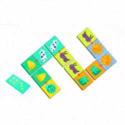 Djeco - Domino Colour animals